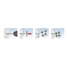 Carica l'immagine nel visualizzatore di Gallery, Fischer FF 8-32 mm Fascette per Tubi e Cavi, Range di serraggio 8-32 Mm, Ottimo per Tubo Rigido, 80 Pezzi, 519808
