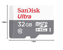 Carica l'immagine nel visualizzatore di Gallery, SanDisk Ultra microSDHC 32GB + SD Adapter 100MB/s Class 10 UHS-I