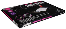 Carica l'immagine nel visualizzatore di Gallery, CORA 000120739 Easydesk - Supporto da lavoro per volante, in plastica, nero, 42,5 x 28,5 x 2,5 cm