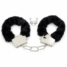 Carica l'immagine nel visualizzatore di Gallery, EBHO Manette per Coppia Giocattolo con Peluche Nero,Manette,Accessorio per Costume di Polizia e Sicurezza,Donna,Infermie