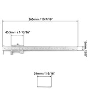 Carica l'immagine nel visualizzatore di Gallery, QWORK® Calibro a corsoio, 0-20 cm, strumenti di marcatura in acciaio inossidabile