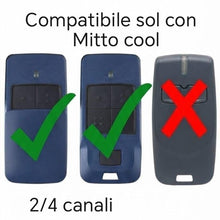 Carica l'immagine nel visualizzatore di Gallery, 2 Cover In Silicone Telecomando Cancello, Compatibile B:F:T Mitto Cool C2 C4 2 4 Canali Custodia Antiurto, Astuccio Prot