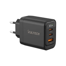 Carica l'immagine nel visualizzatore di Gallery, VulTech Caricatore USB C 65W GaN, 2 USB-C + USB, PD3.0 PPS QC3.0, Caricatore Rapido per Notebook e MacBook, iPhone 16/15