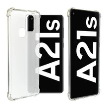 Carica l'immagine nel visualizzatore di Gallery, Cover Trasparente per Samsung Galaxy A21S, Custodia Resistente in TPU, Anti Urto con Angoli Rinforzati, Protezione Bordi