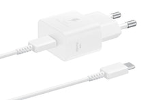 Carica l'immagine nel visualizzatore di Gallery, Samsung Caricabatterie Super Fast Charging (25W), Con Cavo, White