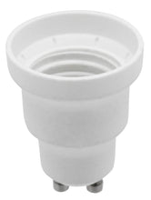 Carica l'immagine nel visualizzatore di Gallery, Electraline 71193, Portalampada convertitore adattatore da GU10 a E27, Bianco