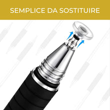 Carica l'immagine nel visualizzatore di Gallery, Punte Extra per Penna per Tablet Universale - 8 PZ - set punte di ricambio per pennino touch screen, pennino per iPad, i