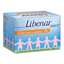 Carica l'immagine nel visualizzatore di Gallery, Libenar Soluzione Ipretonica 3% per Aerosol │30 Flaconcini da 4ml