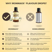 Carica l'immagine nel visualizzatore di Gallery, Flavour Drops sugar-free &amp; vegan 50ml Vanilla - Senza calorie e senza zucchero | Gocce aromatiche vegane per dolcificare