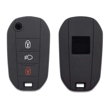 Carica l'immagine nel visualizzatore di Gallery, Cover Chiave Auto in Silicone Telecomani Compatibile con Citroen Cactus C3 C4 C5 C6 C8 DS3 DS4 DS5 Picasso Xsara Peugeot