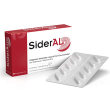 Carica l'immagine nel visualizzatore di Gallery, SiderAL, Integratore alimentare a base di Ferro Sucrosomiale®, Vitamina C e B12 Sucrosomiale®, No Gusto metallico, Alta 