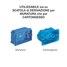 Carica l'immagine nel visualizzatore di Gallery, Adattatore universale scatola placca da 503 a 502, placca adattatore riduttore da 503 a 502 in plastica. Supporto adatta