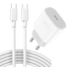 Carica l'immagine nel visualizzatore di Gallery, Caricatore per iPhone 17/17 Air/17 Pro/17 Pro Max, iPhone 16 15 Pro Max Plus, iPad 10/11 Generazione, 27W USB C Caricaba