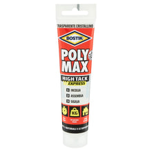Carica l'immagine nel visualizzatore di Gallery, Bostik Poly Max High Tack Express colla di montaggio trasparente tubo 115gr