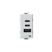 Carica l'immagine nel visualizzatore di Gallery, 4box - Alimentatore USB CCA 20W compatibile Bticino® Matix™, per caricare i tuoi dispositivi senza bisogno di alimentato