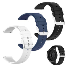 Carica l'immagine nel visualizzatore di Gallery, 3 Pezzi Cinturini di Ricambio in Silicone, Cinturino 22mm con Rilascio Rapido, Accessori per Orologi, Cinturino Smartwat