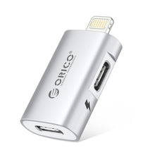 Carica l'immagine nel visualizzatore di Gallery, ORICO USB C femmina a Lightning maschio per iPhone 14/13/11/12 Pro Max, compatibile con caricamento, supporto funzione O