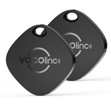 Carica l'immagine nel visualizzatore di Gallery, VOCOlinc Tag 2 Pezzi, Bluetooth Localizzatore Chiavi Compatibile con Apple Dov’è App (solo iOS, NON per Android), Trova 