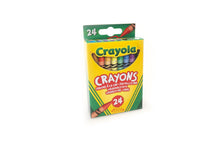 Carica l'immagine nel visualizzatore di Gallery, CRAYOLA - Pastelli A Cera, Crayon, Confezione Da 24 Pezzi, Per Scuola E Tempo Libero, 24 Colori Assortiti, 0024, Realizz