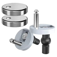 Carica l'immagine nel visualizzatore di Gallery, 2 pezzi viti per sedile del water, cerniera per copriwater fissaggio sedile WC coperchio WC coperchio in acciaio inox WC