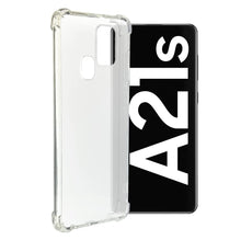 Carica l'immagine nel visualizzatore di Gallery, Cover Trasparente per Samsung Galaxy A21S, Custodia Resistente in TPU, Anti Urto con Angoli Rinforzati, Protezione Bordi