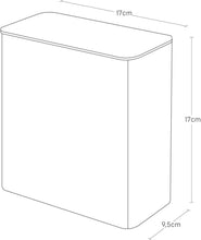 Carica l'immagine nel visualizzatore di Gallery, YAMAZAKI 4266 Scatola Magnetica per Accessori Lavanderia Bianco Resina ABS Magnete/Silicone Minimalista 17 x 9,5 x 17 cm (L x P x A)