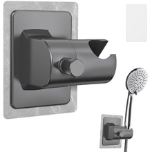 Carica l'immagine nel visualizzatore di Gallery, Supporto Soffione Doccia, Regolabile Ricambio Porta per Doccetta con Angolo Adesivo, Impermeabile Supporto per Doccia Re