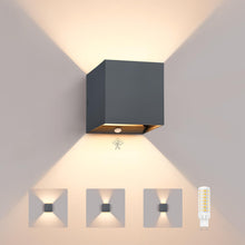 Carica l'immagine nel visualizzatore di Gallery, Lampada da Esterno LED con Sensore di Movimento, Applique da Parete IP65 per Interno/Esterno con Lampadina G9 Sostituibi