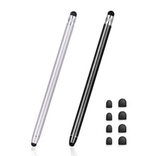Carica l'immagine nel visualizzatore di Gallery, Penne per Tablet, 2 Pezzi Penna Stilo per Touch Screen 2 in 1, per Tutti Gli Smartphone/Tablet Samsung i-Phone i-Pad con