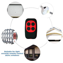 Carica l'immagine nel visualizzatore di Gallery, Telecomando Cancello Universale 433 MHz – 2 Pezzi – Autoapprendimento Codice Fisso – Batterie Incluse – Compatibile Solo