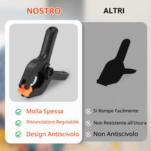 Carica l'immagine nel visualizzatore di Gallery, OSDUE 24 pcs Morsetti a Molla da 2 Pollici, Nylon, Morse Falegname Pesanti