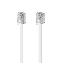 Carica l'immagine nel visualizzatore di Gallery, deleyCON 6m Linea Telefonica - RJ11 Cavo Modulare 6P4C Western - 2x Connettore RJ11 con Flat per Presa Telefono Modem Ro