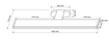 Carica l'immagine nel visualizzatore di Gallery, SEBSON LED Lampada da Specchio, Montaggio a Parete, Lampada da Specchio Bagno IP44, Bianco Neutro 4.000K, Cromo, 400x133