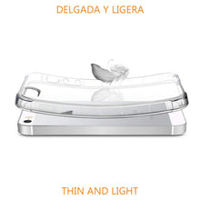 Carica l'immagine nel visualizzatore di Gallery, REY Cover in Gel TPU Trasparente per iPhone 5-5S, Ultra Sottile 0,33 mm, Morbido Flessibile, Custodia Silicone