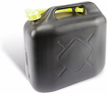 Carica l'immagine nel visualizzatore di Gallery, Dunlop Tanica da 20 l, per Acqua e Benzina, certificata ONU per liquidi pericolosi, con beccuccio, Nero/Giallo