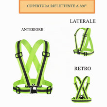 Carica l'immagine nel visualizzatore di Gallery, HYCOPROT Gilet di Sicurezza Riflettente Alta Visibilità EN ISO 20471