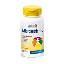Carica l'immagine nel visualizzatore di Gallery, LongLife® Micronutrients 100 tav | Multivitaminico | Alto dosaggio | Benessere psicofisico | Sostegno immunitario, psico