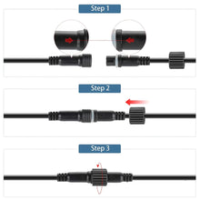 Carica l'immagine nel visualizzatore di Gallery, Redefun Prolunga Luci Natale 3 meter 2 Pin Maschio Femmina Cavo Connettore
