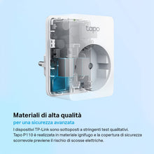 Carica l'immagine nel visualizzatore di Gallery, Tapo P110 Presa Smart WiFi Monitoraggio Energia 16A 3680W Alexa, 2pz