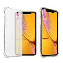 Carica l'immagine nel visualizzatore di Gallery, Cover Trasparente per iPhone XR, Custodia Resistente in TPU, Anti Urto con Angoli Rinforzati, Protezione Bordi e Antigra