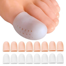 Carica l'immagine nel visualizzatore di Gallery, 16 Pezzi Protezione Alluce, Copri Alluce Silicone, Proteggi Alluce, Copri Alluce Calli