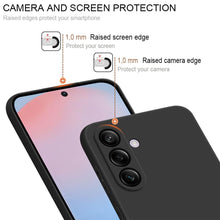 Carica l'immagine nel visualizzatore di Gallery, HSP Cover per Samsung Galaxy A56 5G, Custodia Silicone, Slim Case, Nera