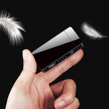 Carica l'immagine nel visualizzatore di Gallery, Idee Regalo per Papà, Regali Festa del Papà, Accendino Elettrico, USB Accendino Elettronico Touchscreen Antivento Senza Fiamma Accendino Ricaricabile Accendino, Regali Uomini, Papà, Lui