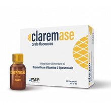 Carica l'immagine nel visualizzatore di Gallery, DAMOR Claremase Orale – Bromelina 1000 mg e Vitamina C, 20 Flaconcini