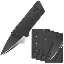 Carica l'immagine nel visualizzatore di Gallery, 4 Pezzi Coltello Per Carte Di Credito, Coltello Pieghevole Per Carte Di Credito, Coltello Tascabile Per Esterni, Mini Co