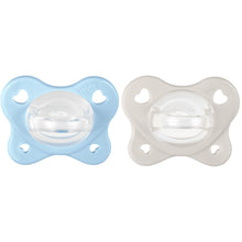 Carica l'immagine nel visualizzatore di Gallery, Chicco Gommotto Dual Soft, Ciuccio in Silicone 2-6 Mesi, Bicolore, Set di Gommotti con Doppia Morbidezza, Supportano la 