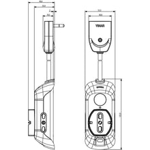 Carica l'immagine nel visualizzatore di Gallery, Vimar FP00510.C 1 Presa multipla universale per spine 10 E 16 A con E senza Terra + 2 Bpresa, cavo 1.5 m, Nero