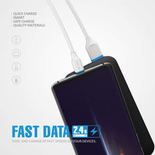 Carica l'immagine nel visualizzatore di Gallery, N NEWTOP CU09 Cavo Compatibile Carica Rapida Trasmissione Dati USB Compatibile con Samsung/Huawei/Xiaomi e Dispositivi T