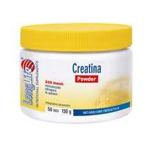 Carica l'immagine nel visualizzatore di Gallery, LongLife® Creatina Powder | Creatina monoidrato micronizzata ultrapura | Energia e forza muscolare | Performance fisica 
