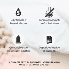 Carica l'immagine nel visualizzatore di Gallery, pjur med PREMIUM (100ml) - Gel lubrificante medicinale a base di silicone - per pelli/mucose ipersensibili - adatto agli